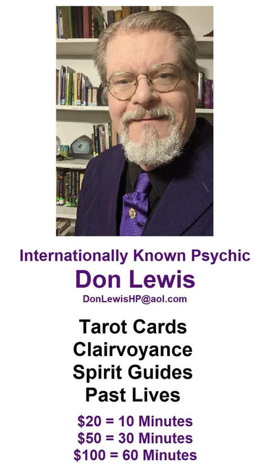 30-Minute Psychic Reading Session from Rev. Don Lewis