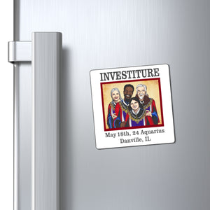 Investiture Souvenir Magnets with date
