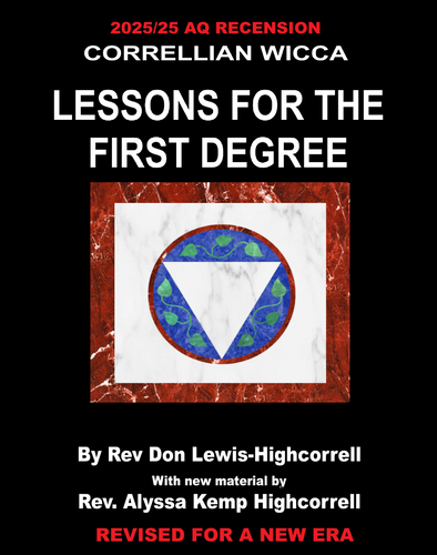 Correllian Wicca: Lessons for First Degree -New 2025 Version (Hardback)