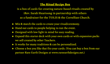 Ritual Recipe Starter Deck - 36 Cards - Print Version (Pre-order)